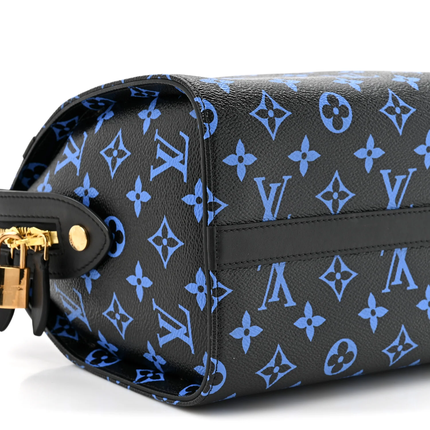 Colored Monogram Speedy Amazon PM Blue Black - Image 9