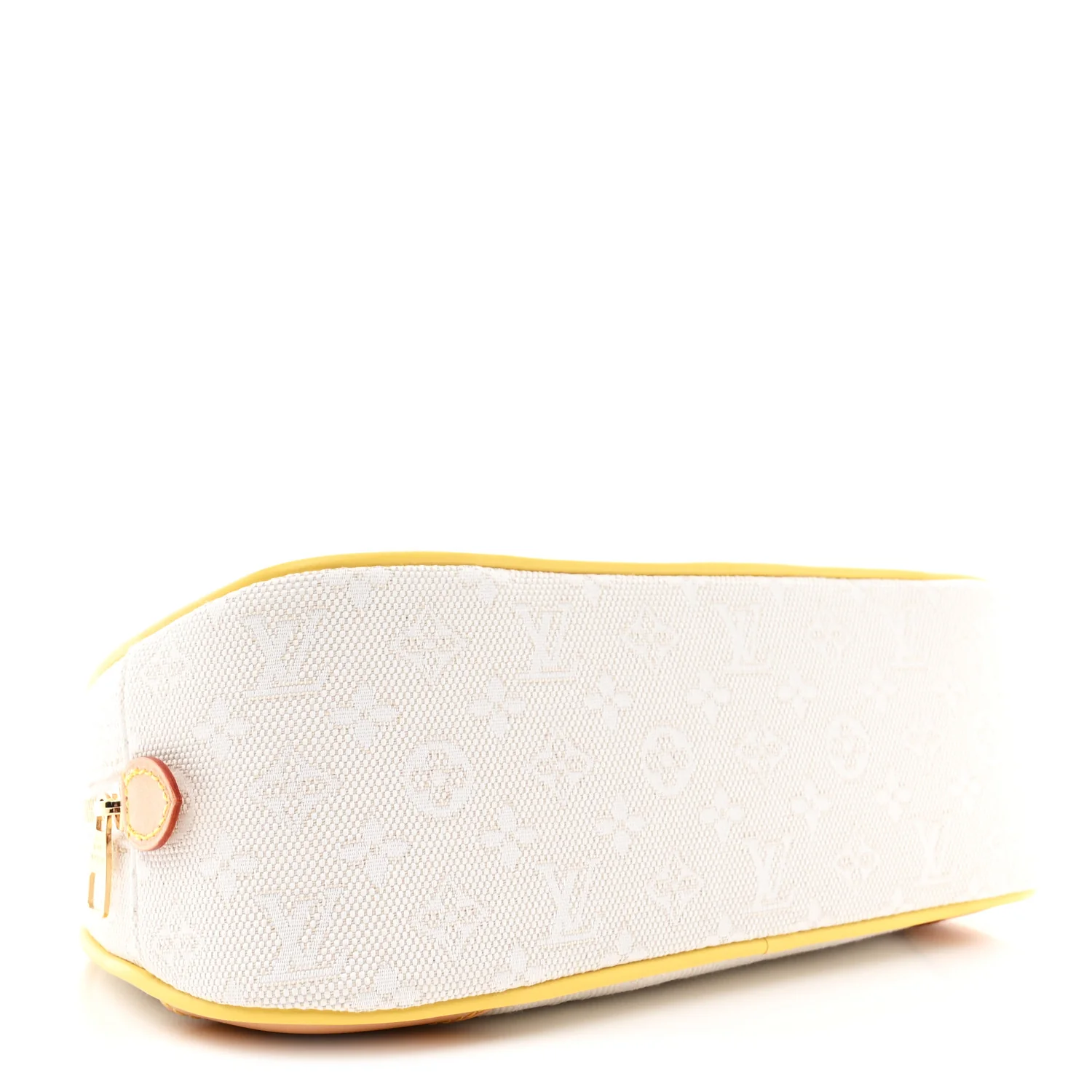Cotton Monogram Jacquard Baby Pouch Beige - Image 4