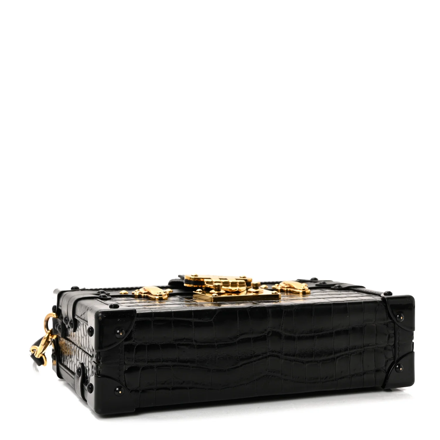 Crocodile Petite Malle Black - Image 4