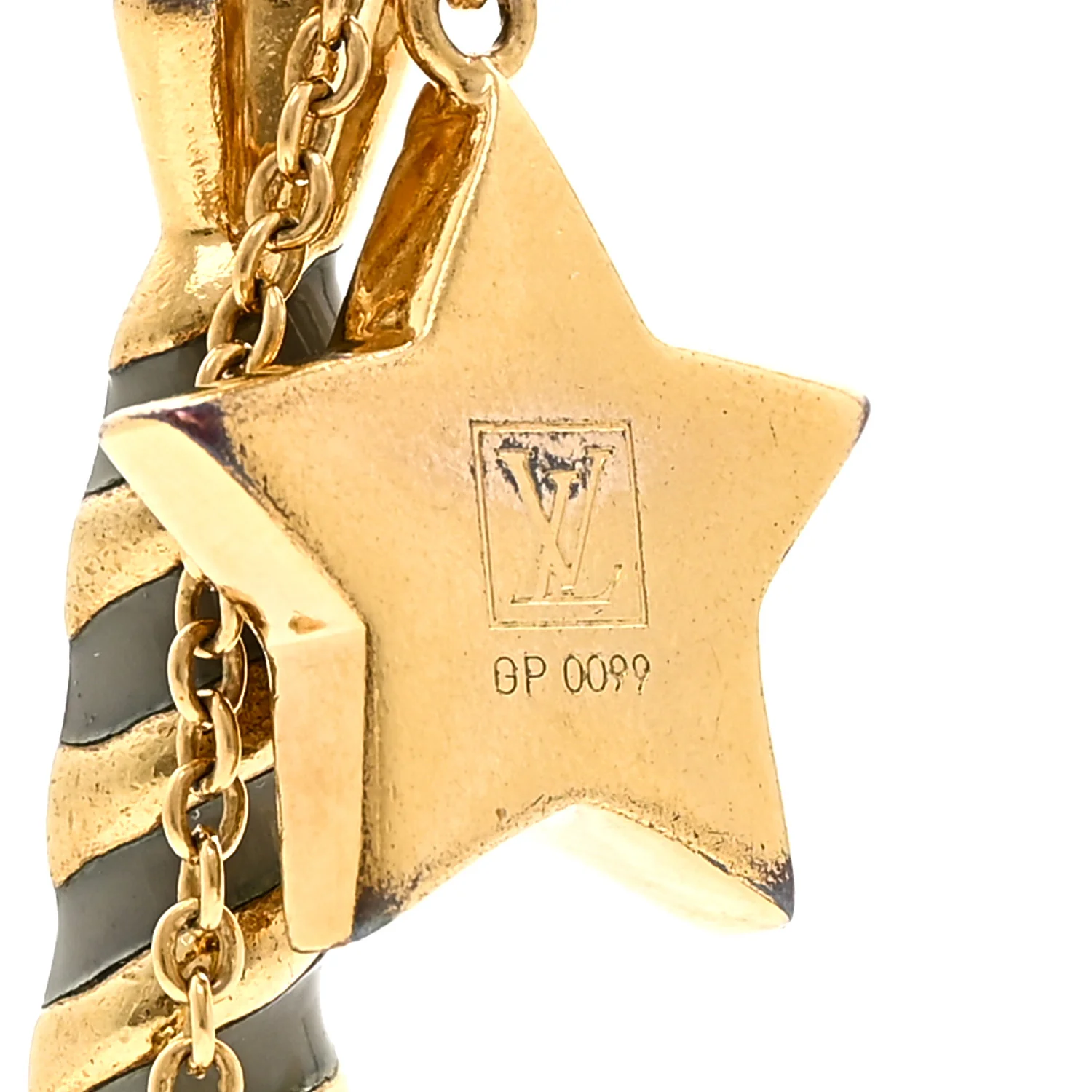 Crystal Enamel Candy Star Charm Necklace Gold Multicolor - Image 6