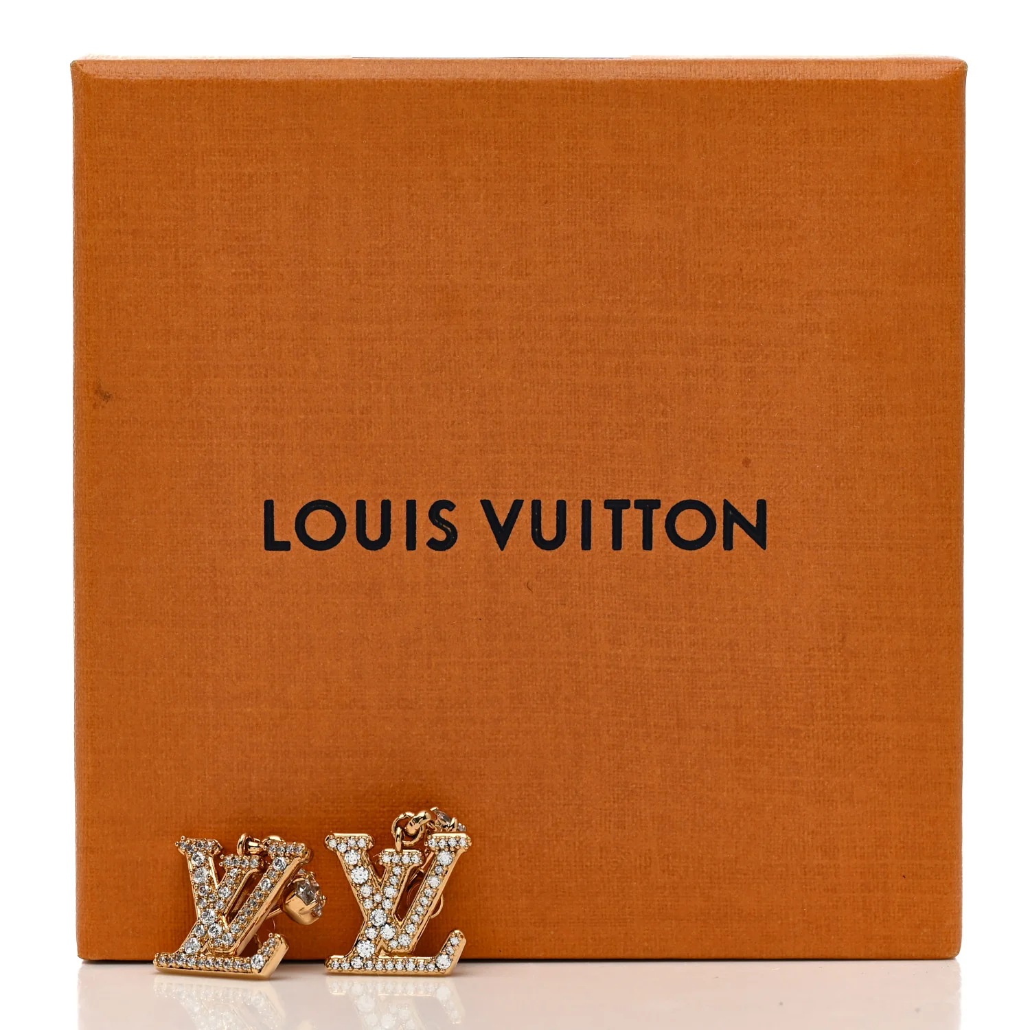 Crystal Lady LV Earrings Gold - Image 5