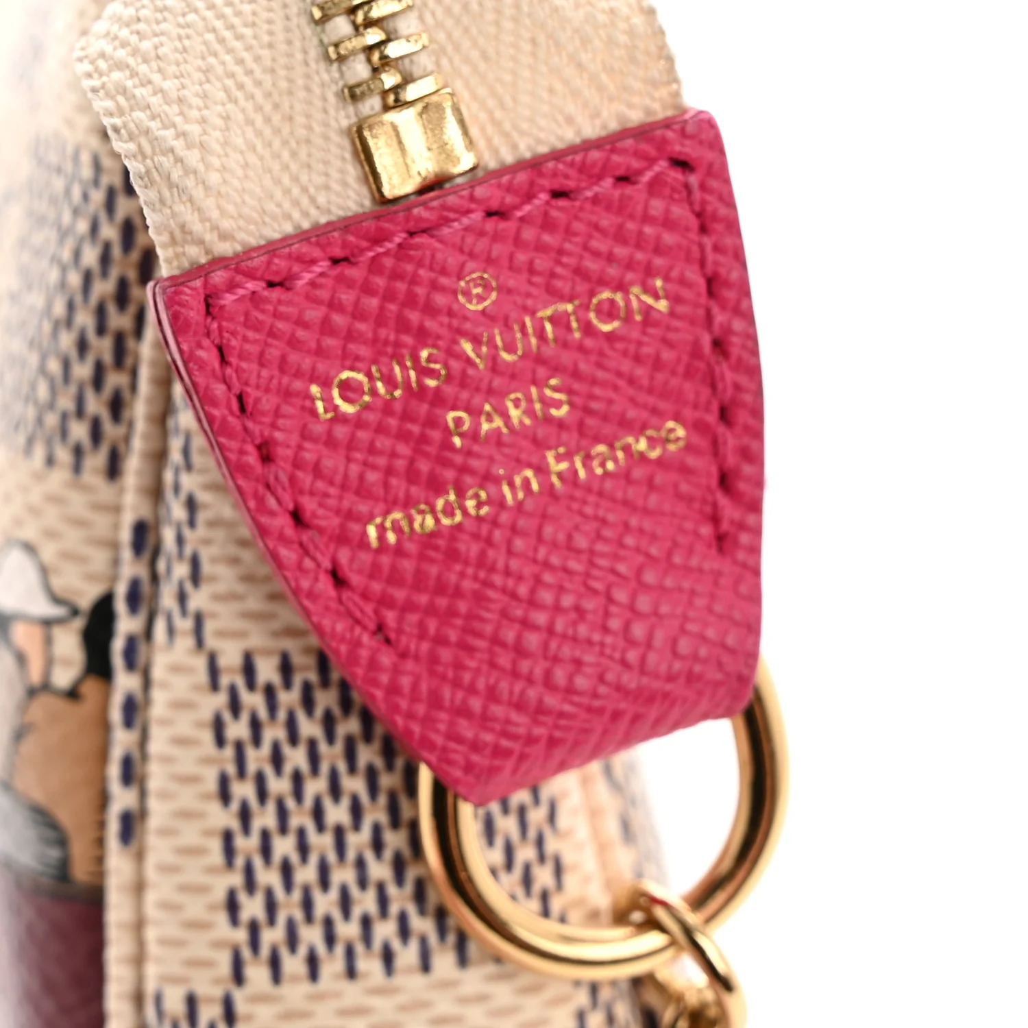 Damier Azur 2015 Christmas Animation Mini Pochette Accessories - Image 6