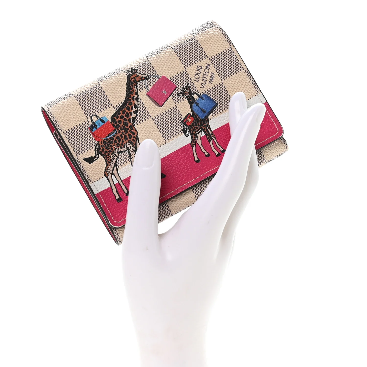 Damier Azur 2017 Christmas Animation Victorine Wallet - Image 2