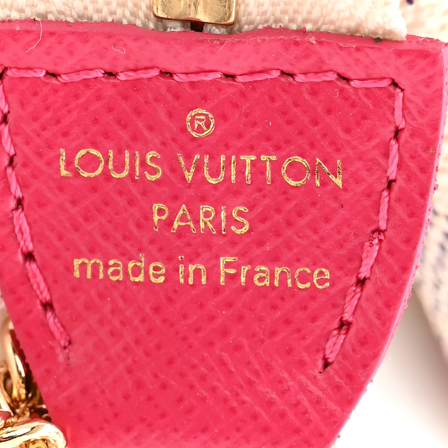 Damier Azur 2021 Christmas Animation Hollywood Mini Pochette Accessories Fuchsia - Image 6