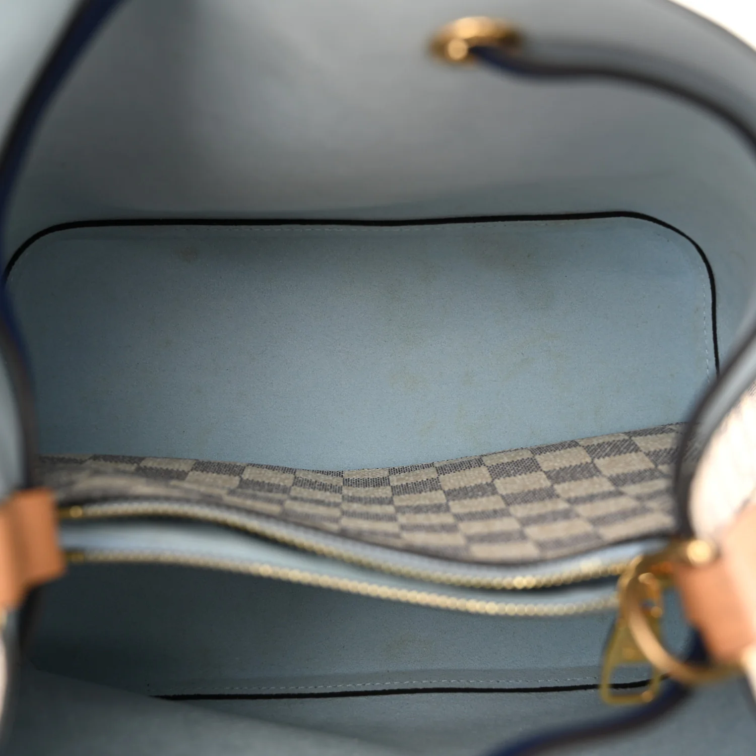 Damier Azur Braided Neonoe MM Blue - Image 5