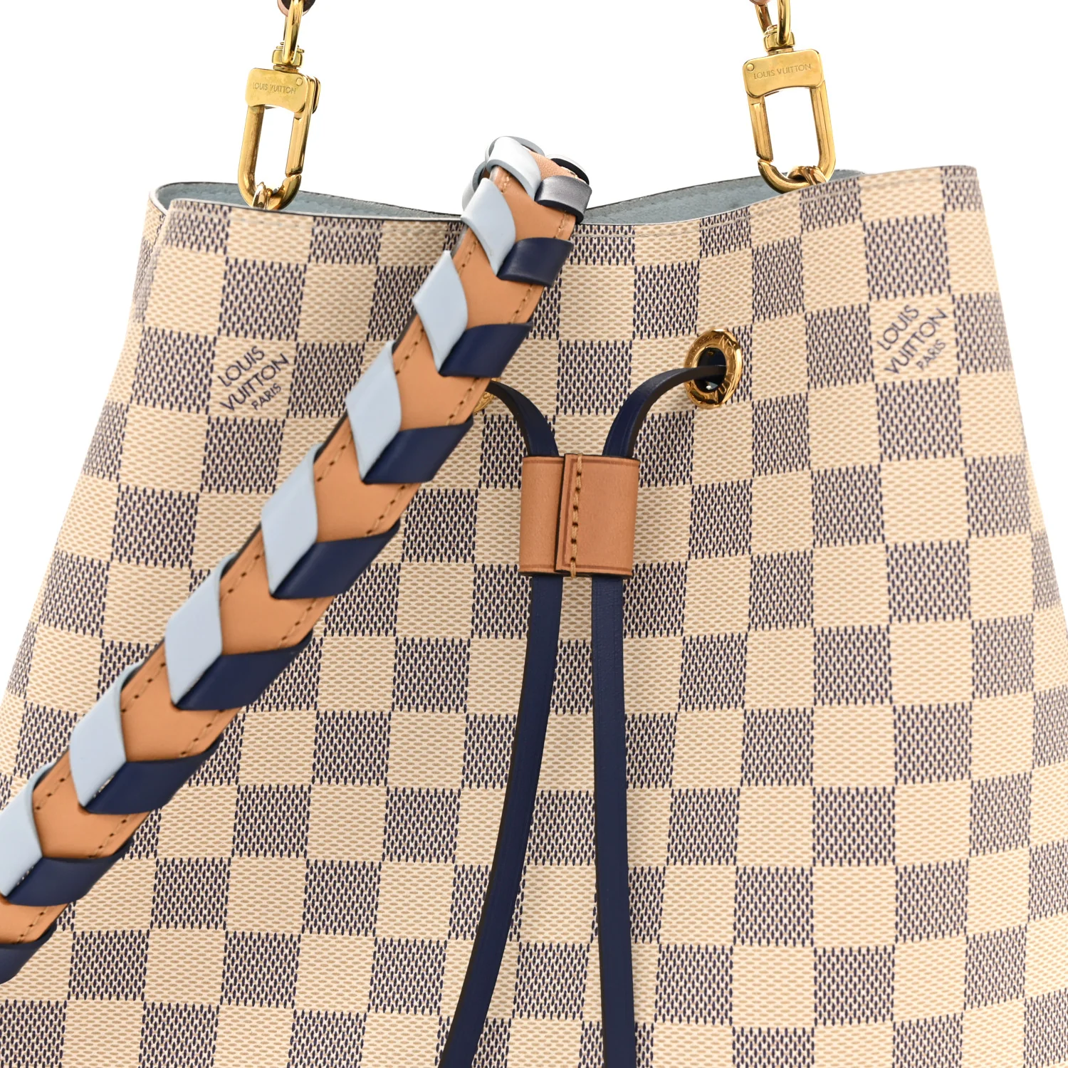 Damier Azur Braided Neonoe MM Blue - Image 7