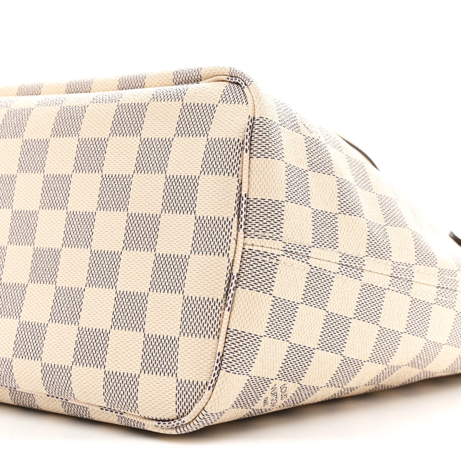 Damier Azur Braided Neverfull MM Pink - Image 9