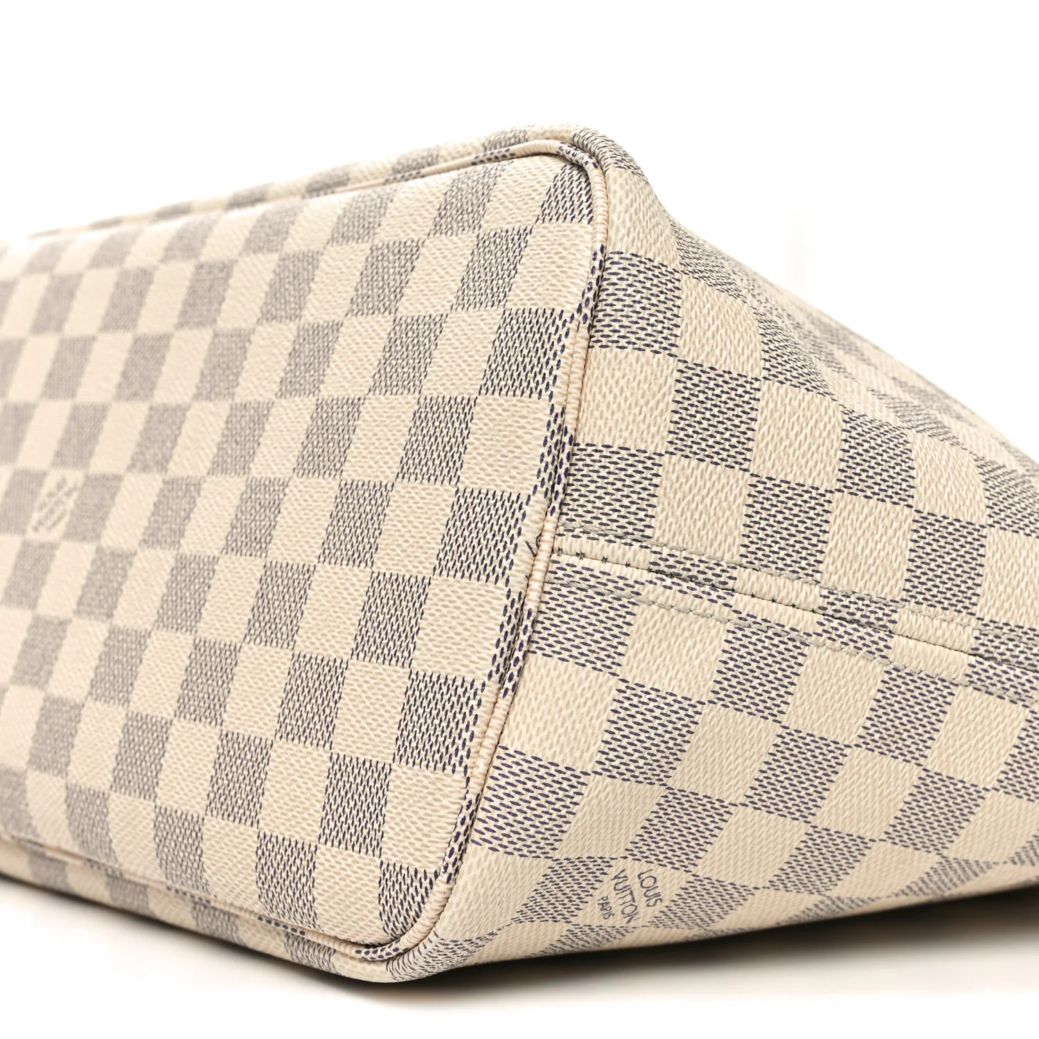 Damier Azur Braided Neverfull MM Pink - Image 9