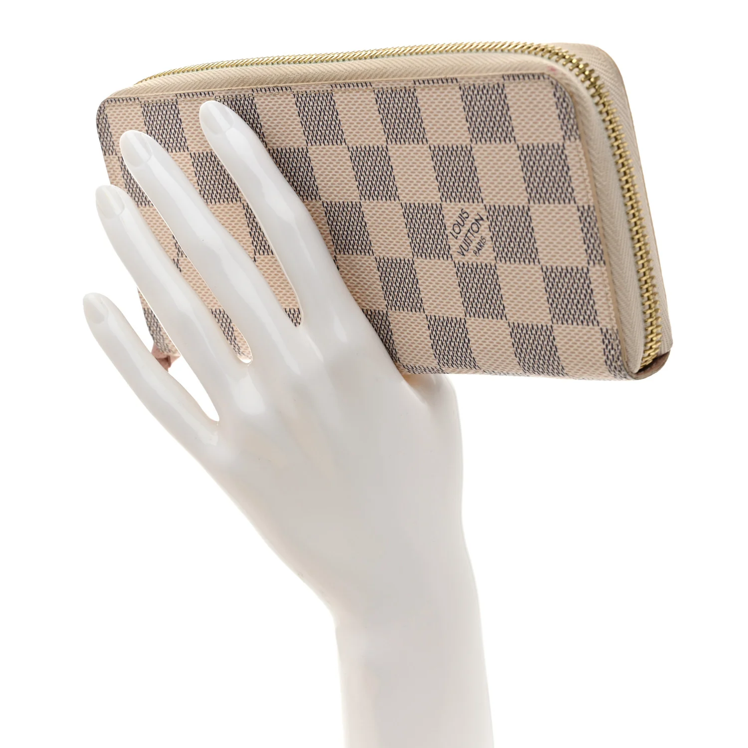 Damier Azur Clemence Wallet Rose Ballerine - Image 2