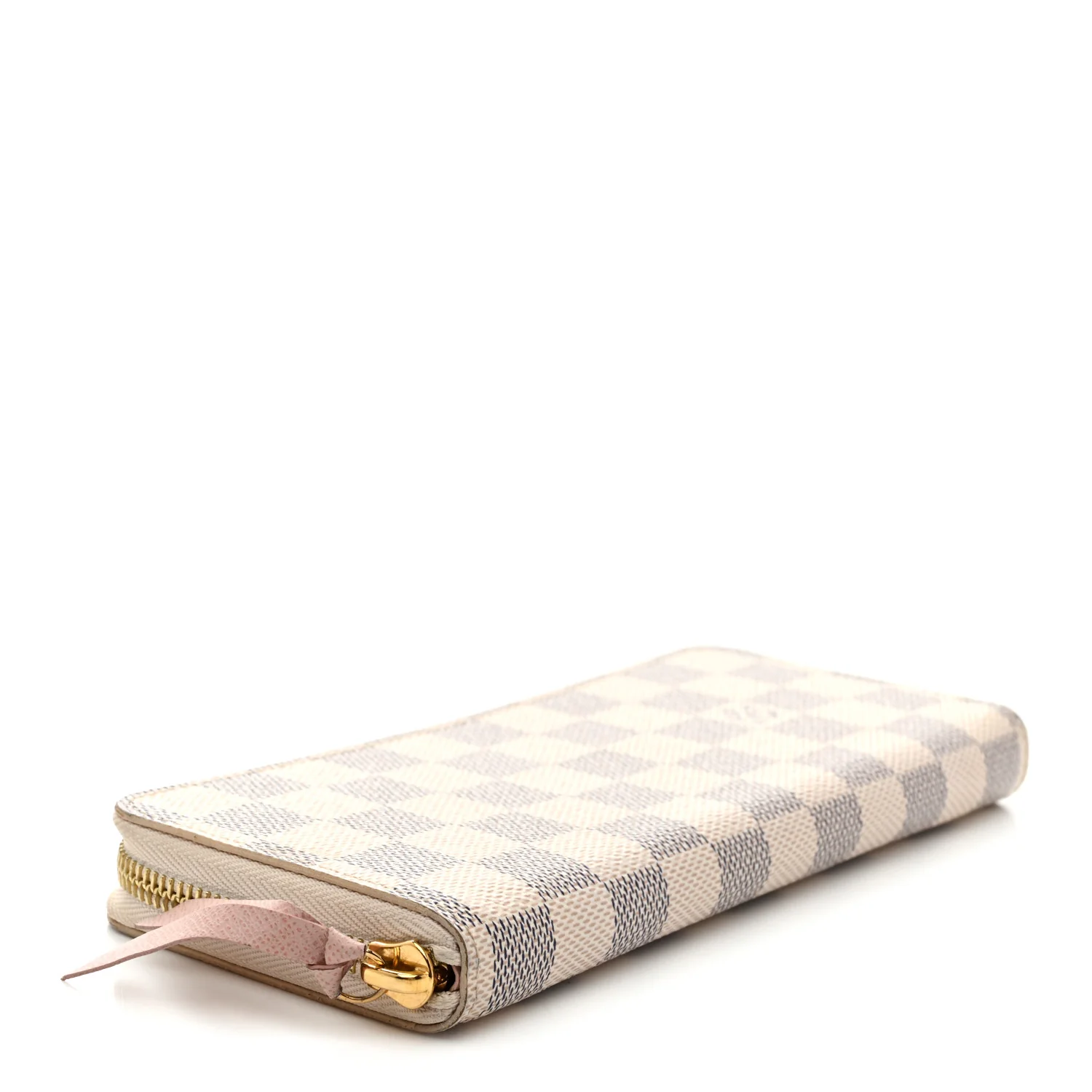 Damier Azur Clemence Wallet Rose Ballerine - Image 4