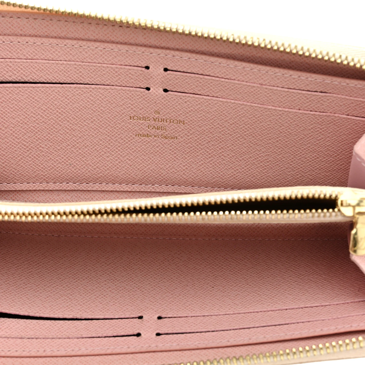 Damier Azur Clemence Wallet Rose Ballerine - Image 6