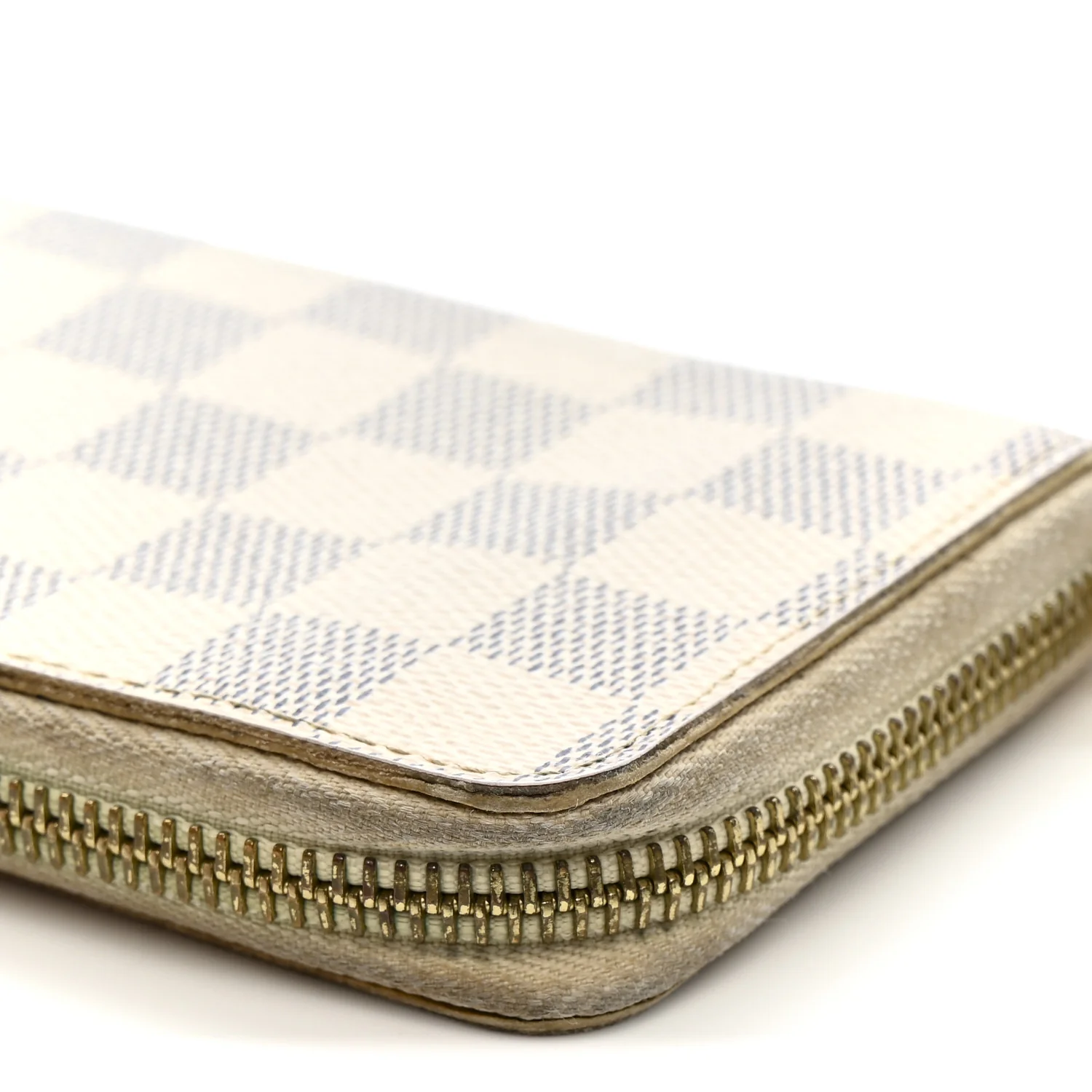 Damier Azur Clemence Wallet Rose Ballerine - Image 13