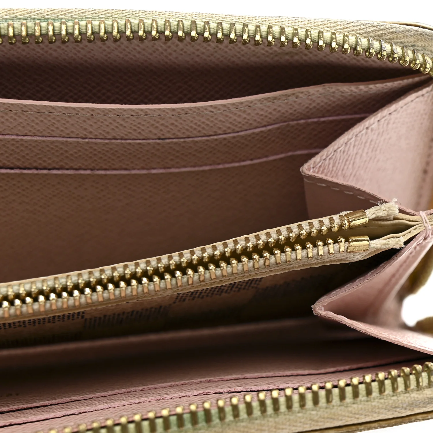 Damier Azur Clemence Wallet Rose Ballerine - Image 8