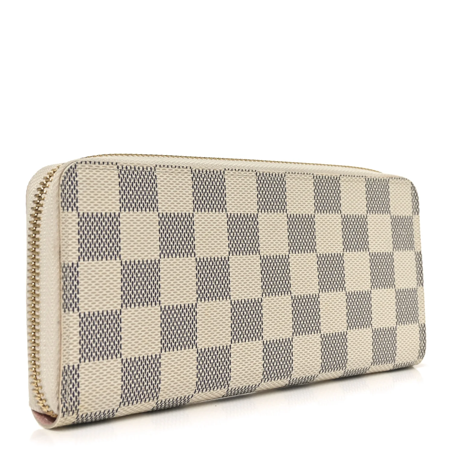Damier Azur Clemence Wallet Rose Ballerine - Image 3