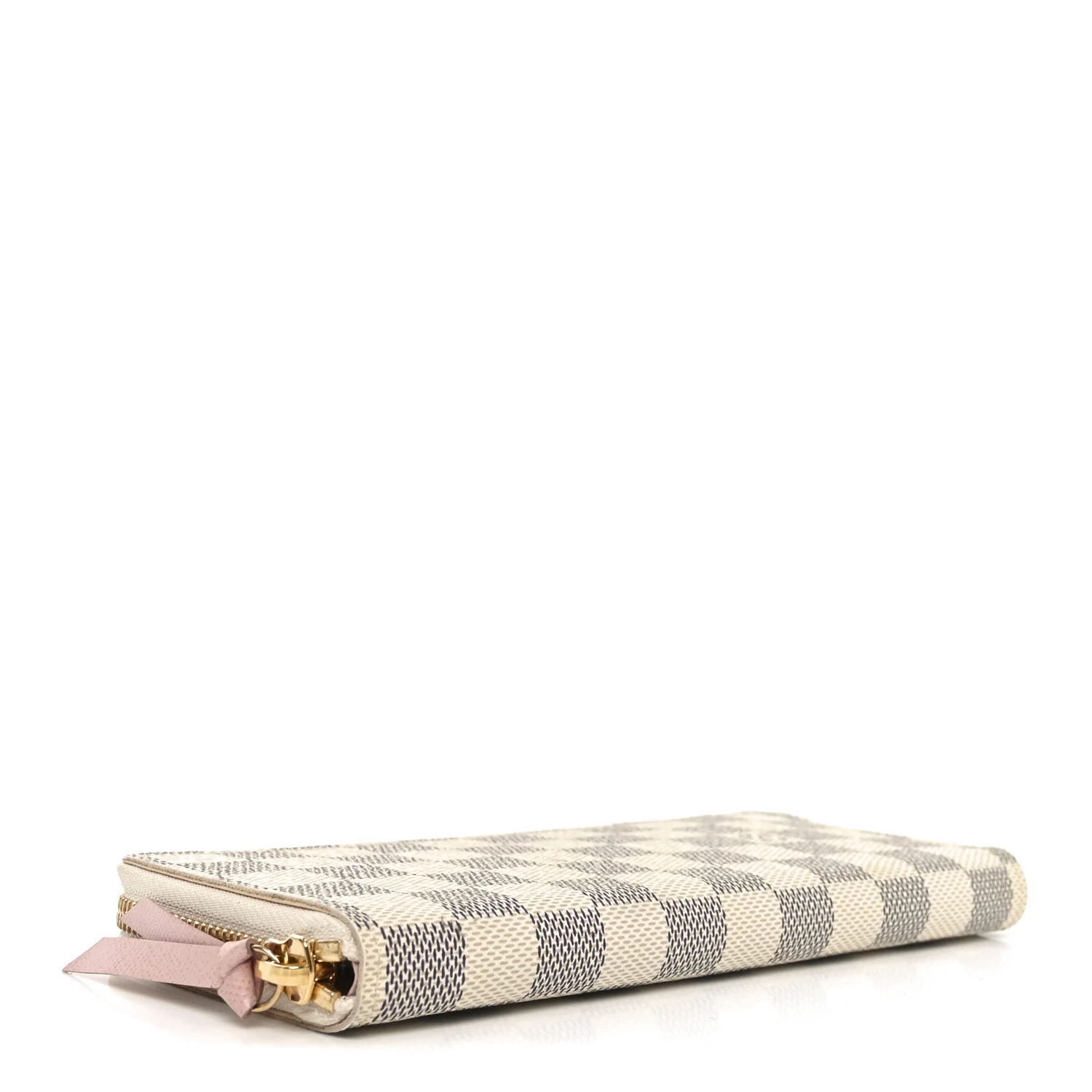 Damier Azur Clemence Wallet Rose Ballerine - Image 4