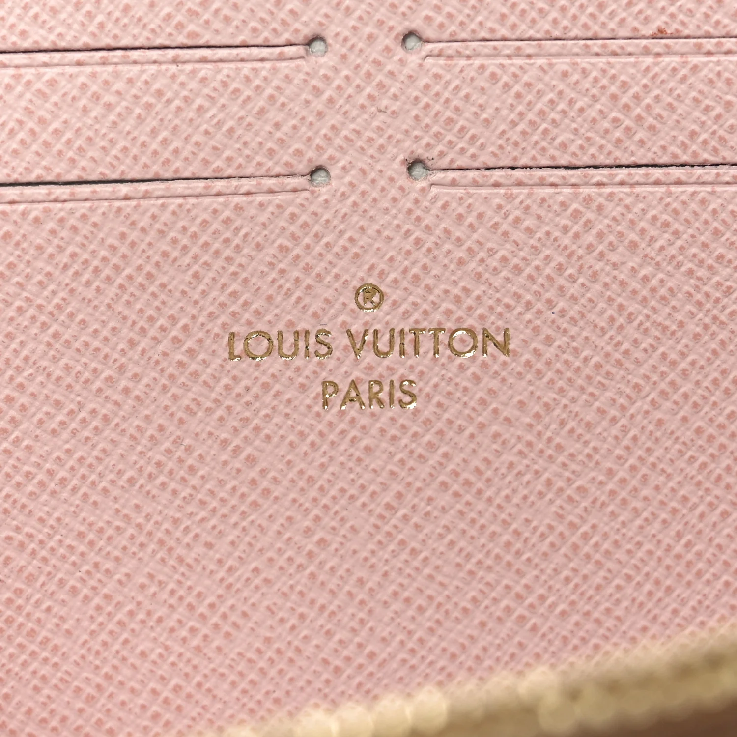 Damier Azur Clemence Wallet Rose Ballerine - Image 6