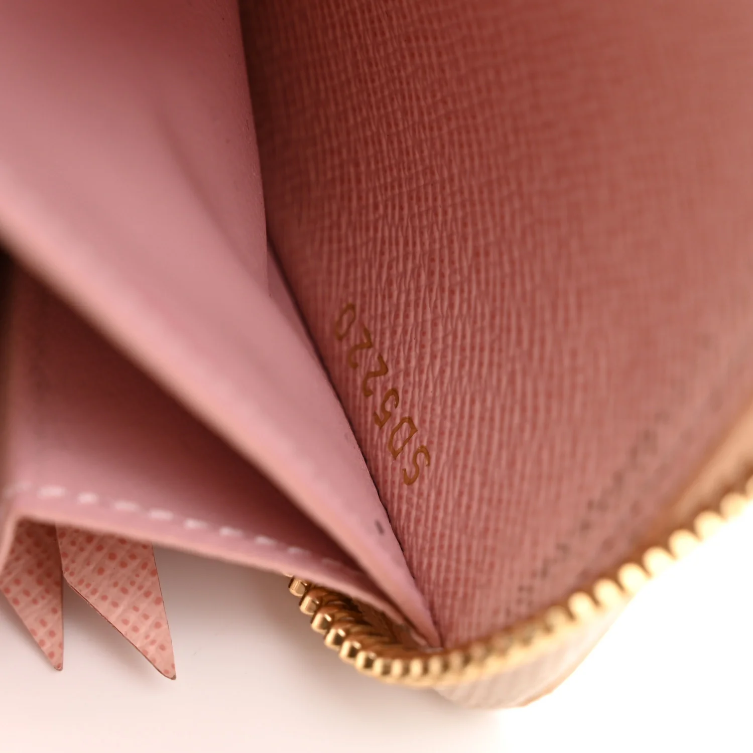 Damier Azur Clemence Wallet Rose Ballerine - Image 7