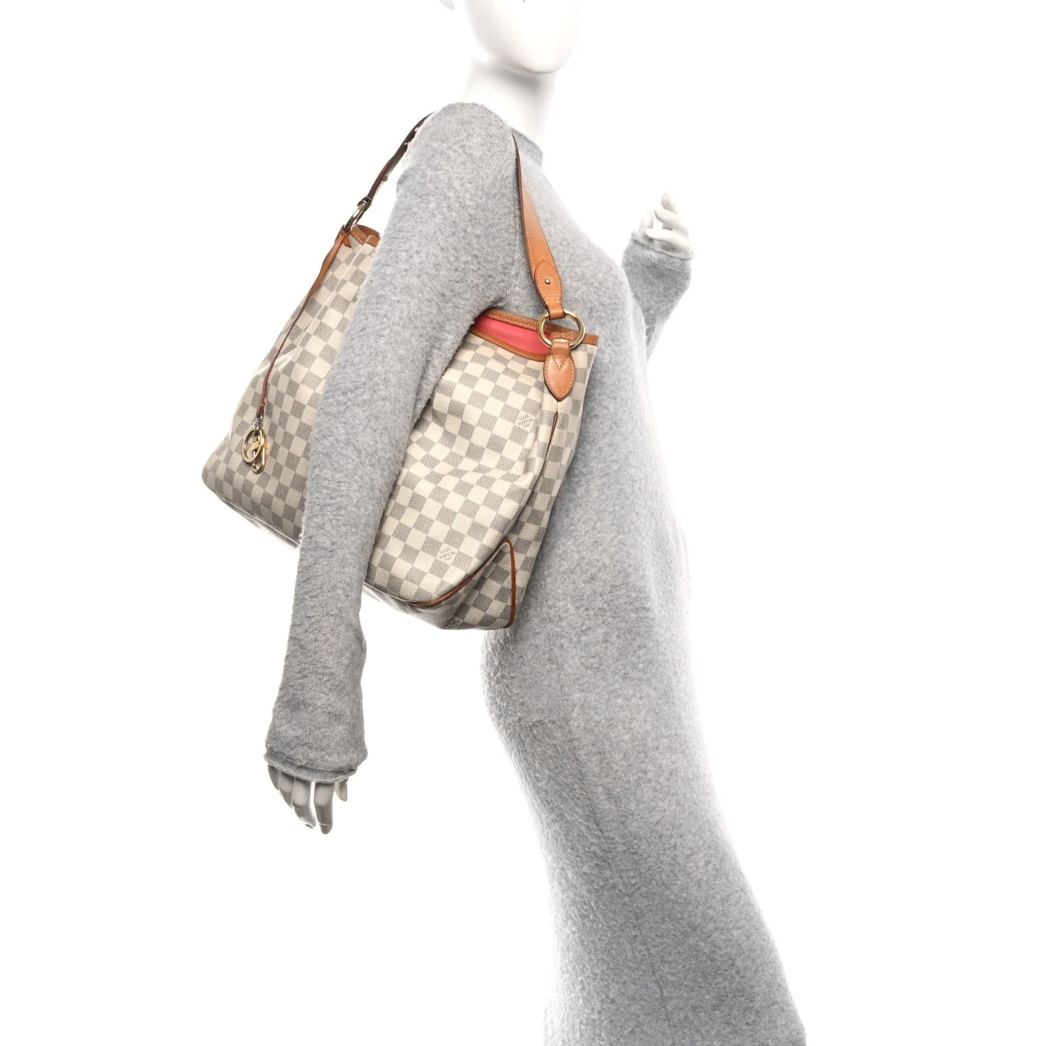 Damier Azur Delightful MM Pink - Image 3