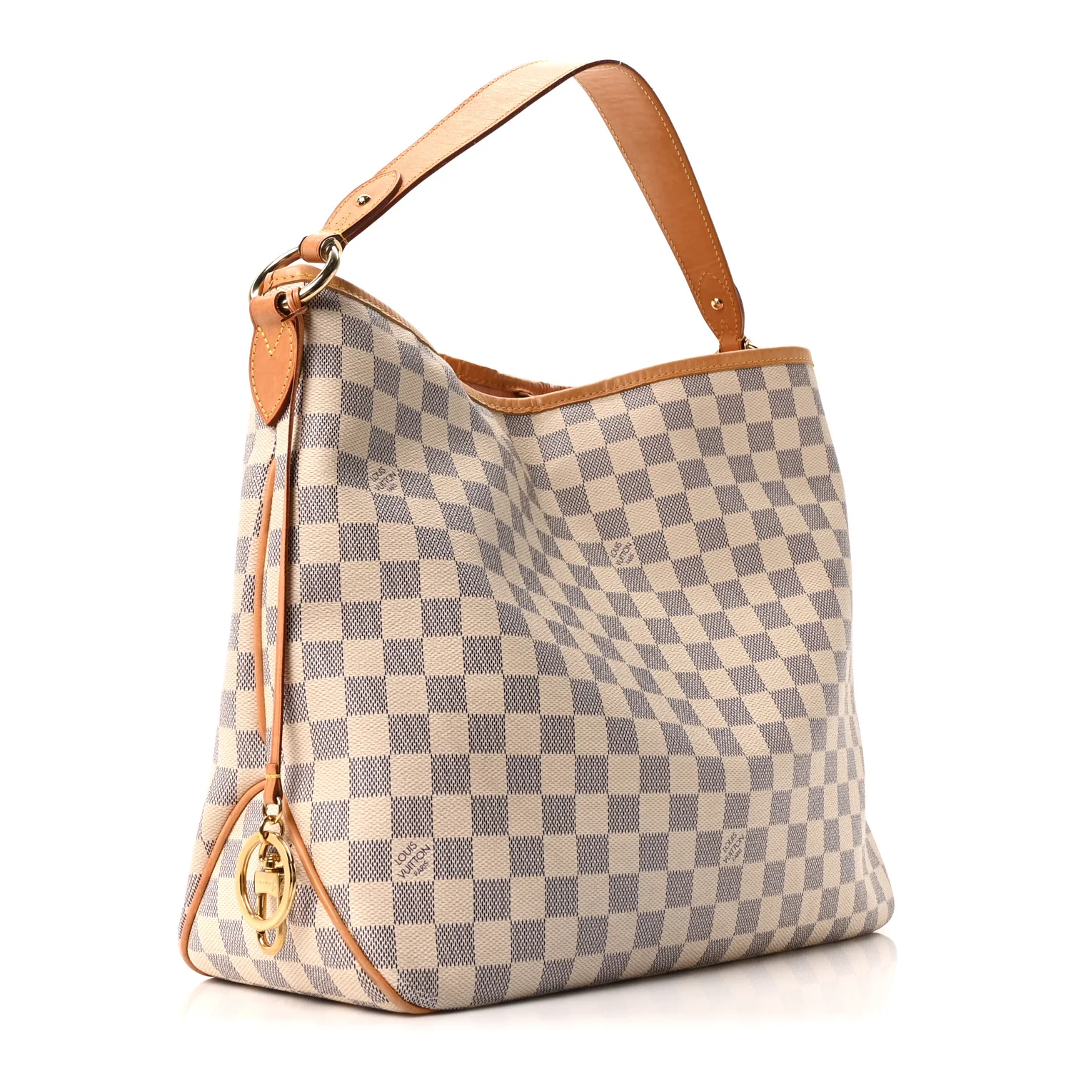 Damier Azur Delightful MM Rose Ballerine - Image 3