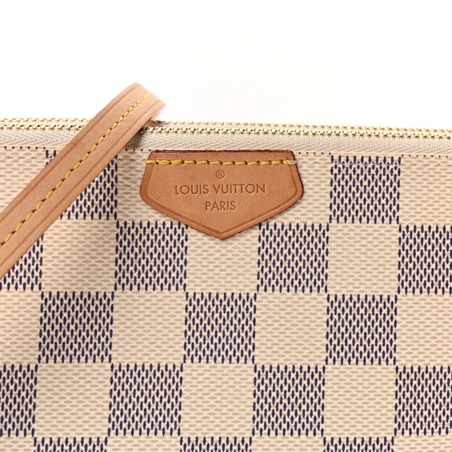 Damier Azur Double Zip Pochette - Image 7