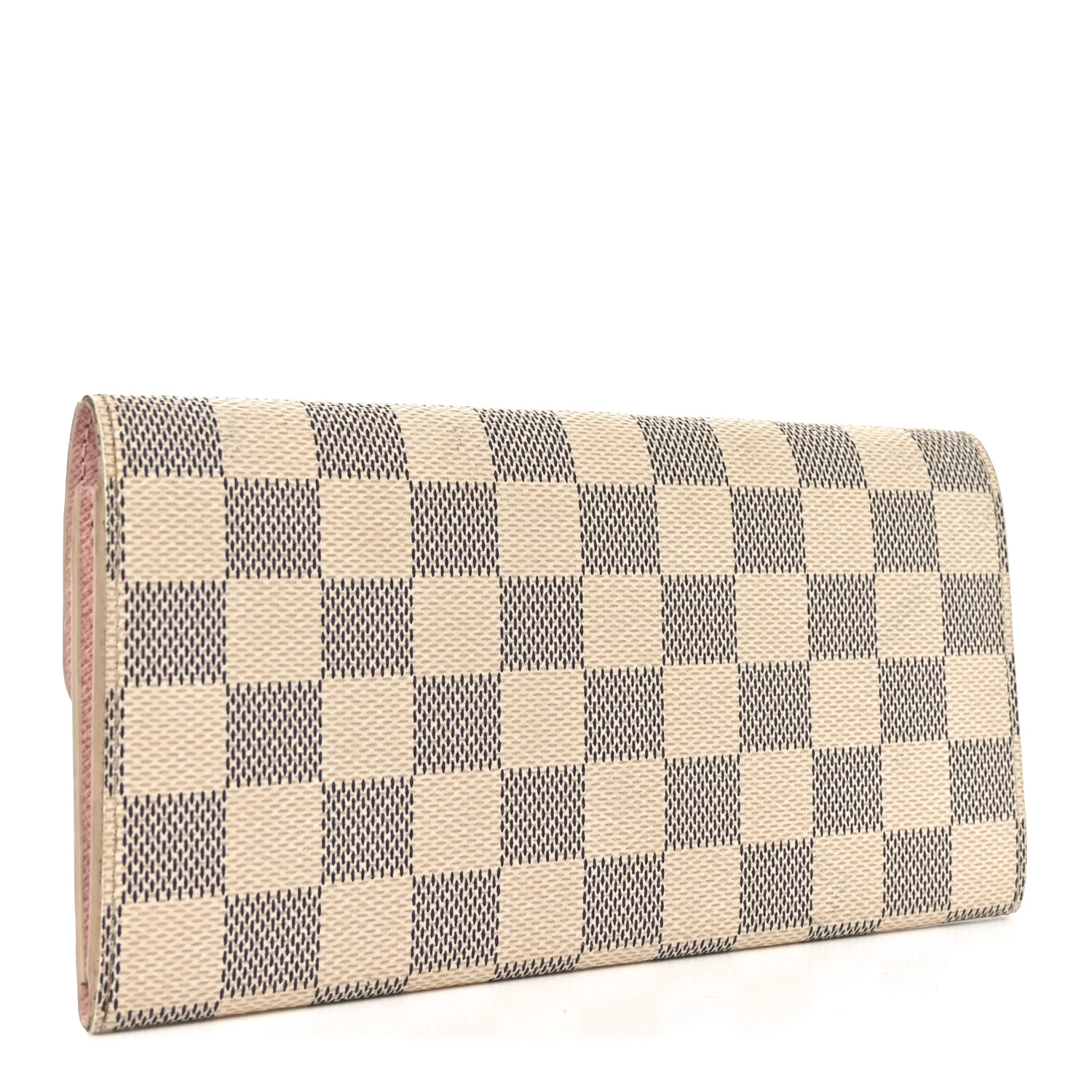 Damier Azur Emilie Wallet Rose Ballerine - Image 3