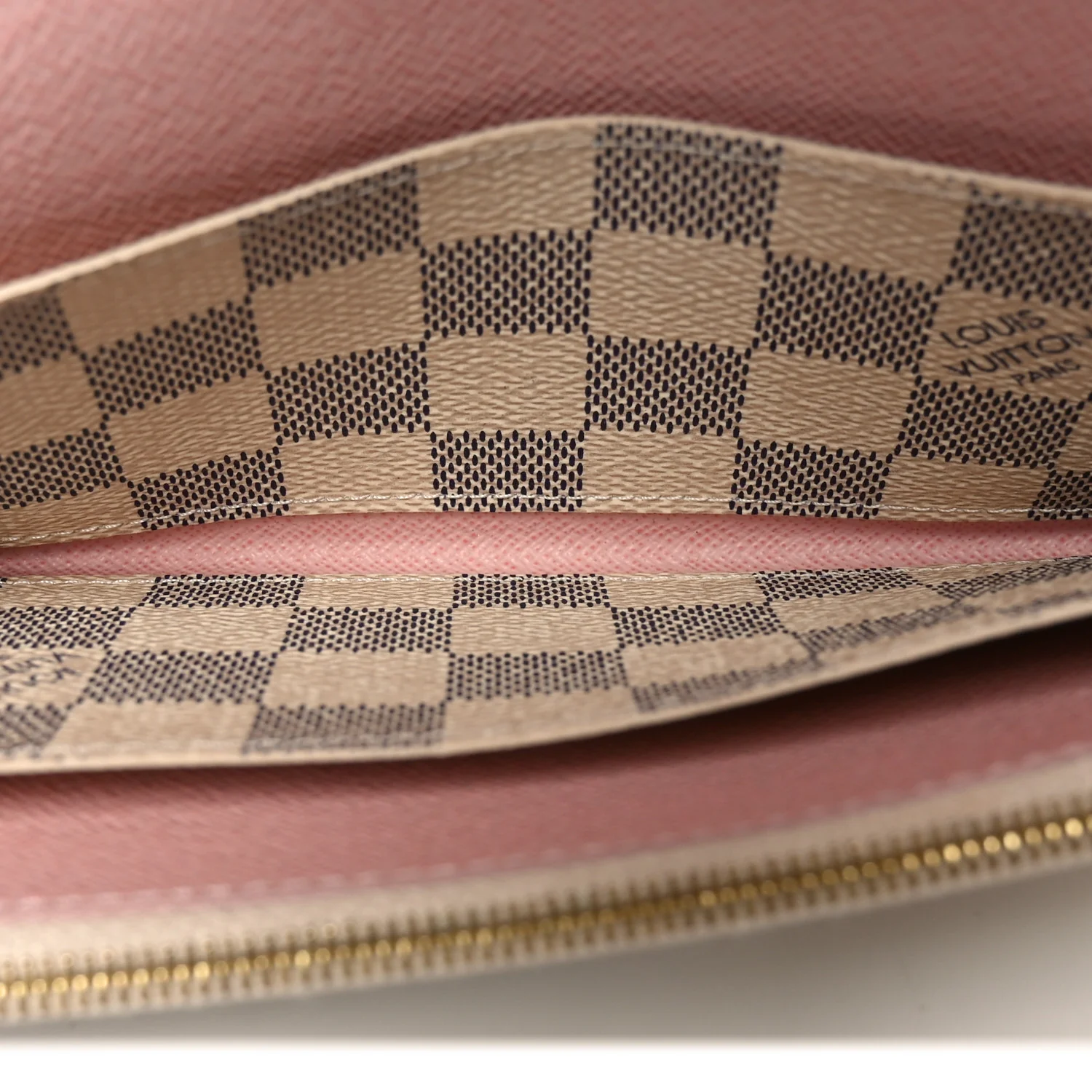 Damier Azur Emilie Wallet Rose Ballerine - Image 5