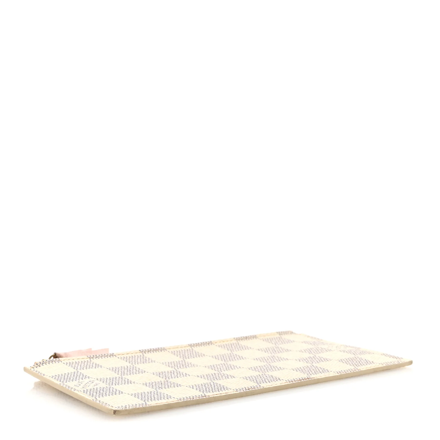 Damier Azur Felicie Chain Wallet Zippered Insert Rose Ballerine - Image 4