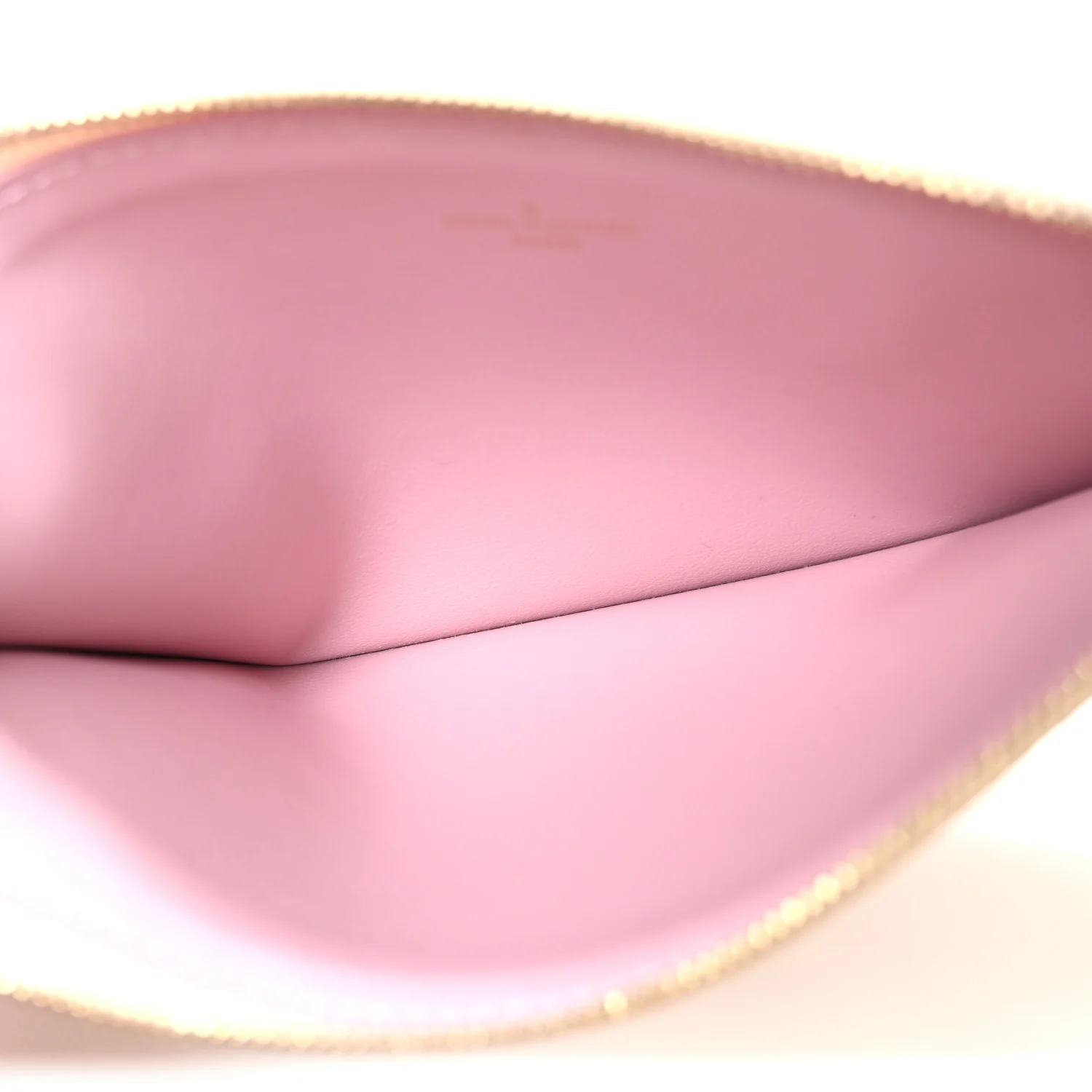 Damier Azur Felicie Chain Wallet Zippered Insert Rose Ballerine - Image 5