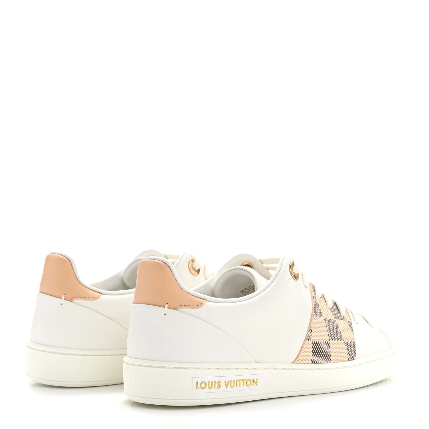 Damier Azur Front Row Sneaker 36 White - Image 5