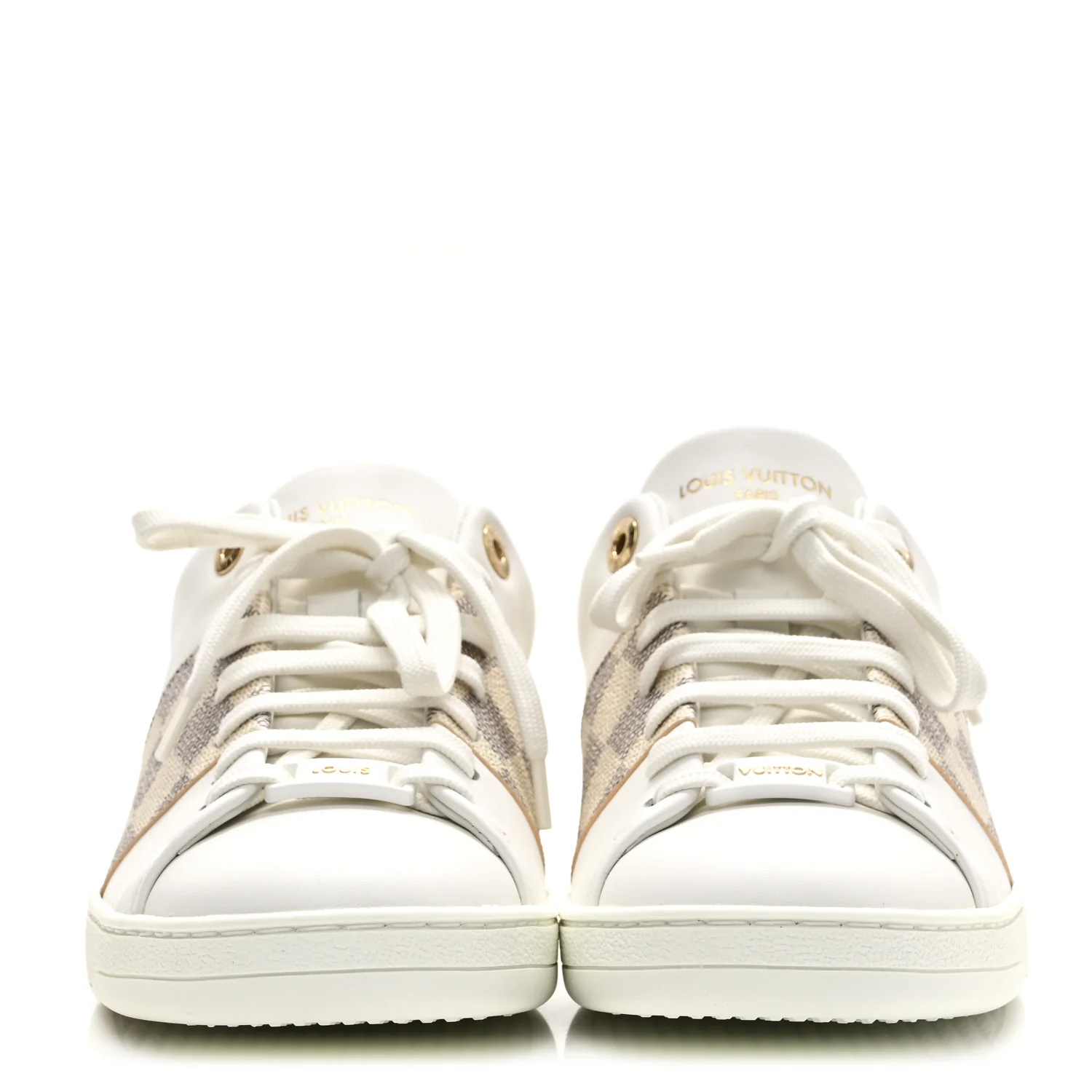 Damier Azur Front Row Sneaker 39 White - Image 3