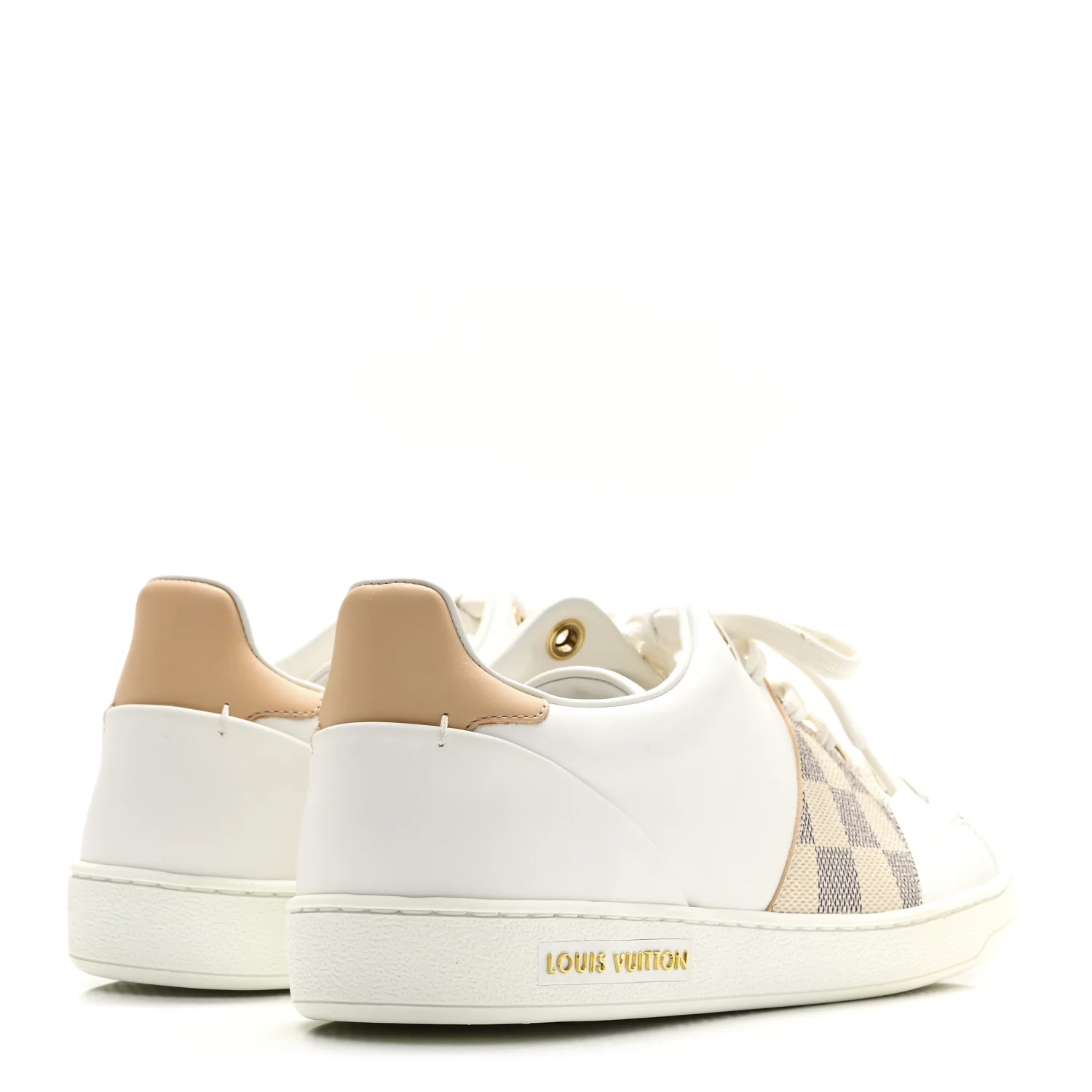 Damier Azur Front Row Sneaker 39 White - Image 5