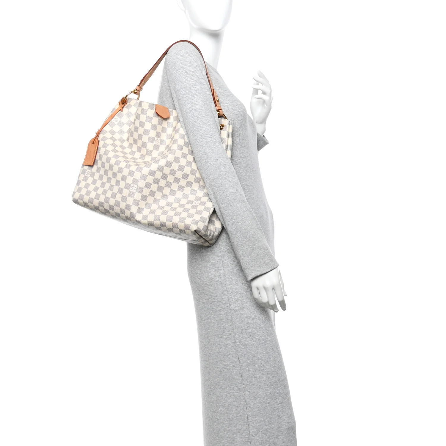 Damier Azur Graceful MM Rose Ballerine - Image 2