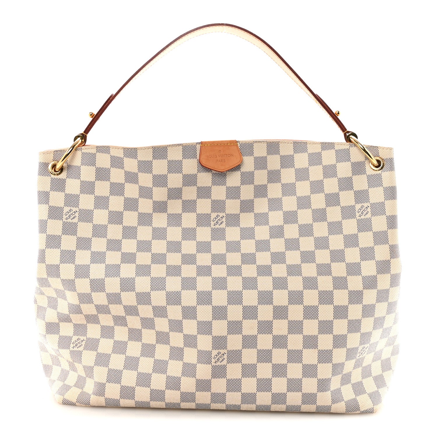 Damier Azur Graceful MM Rose Ballerine
