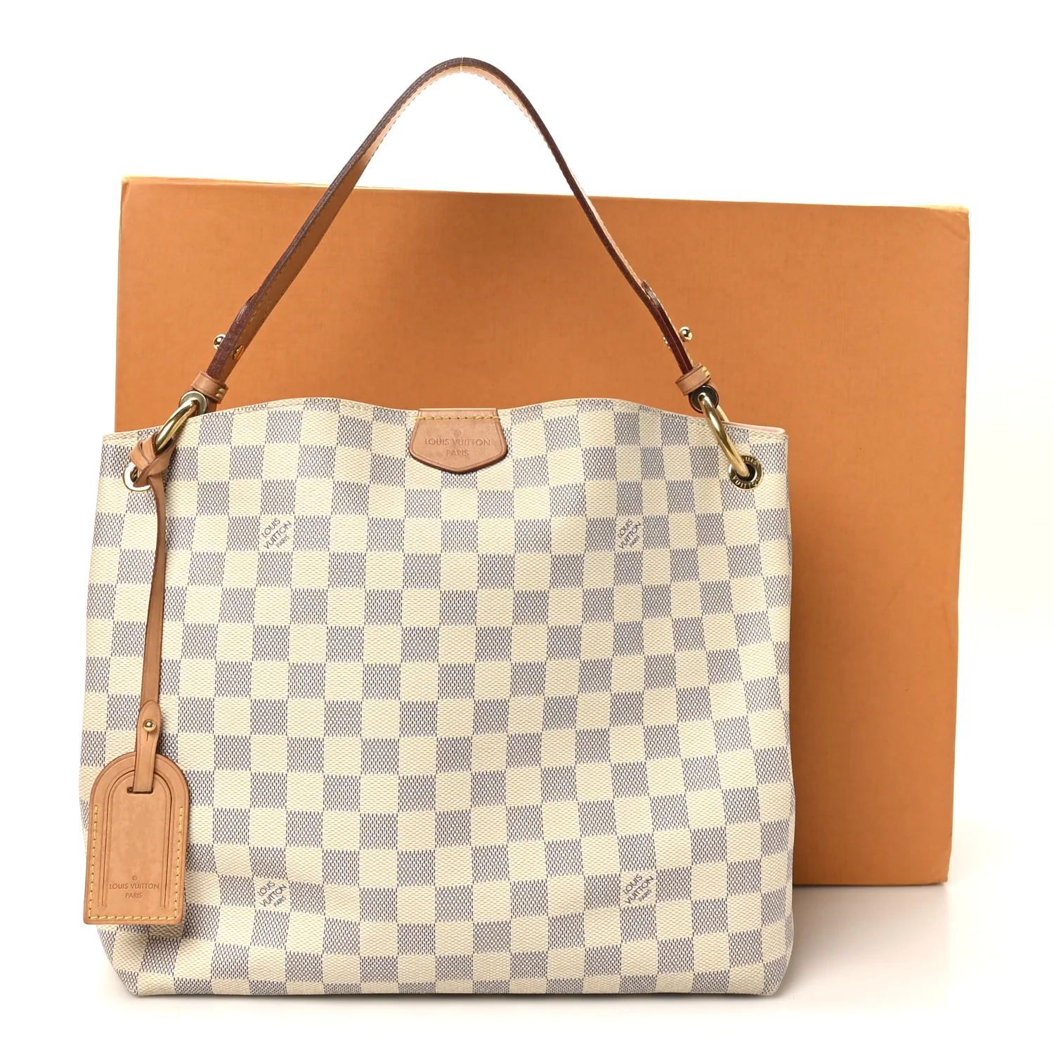 Damier Azur Graceful PM Rose Ballerine - Image 10