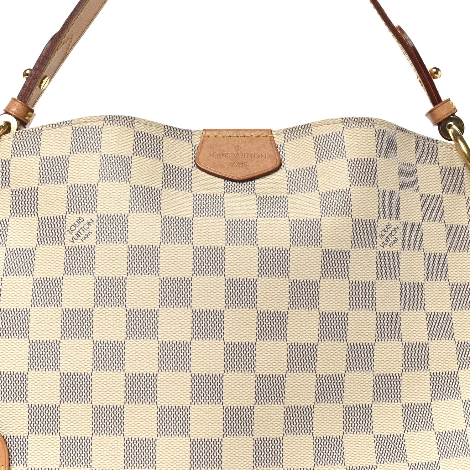 Damier Azur Graceful PM Rose Ballerine - Image 7
