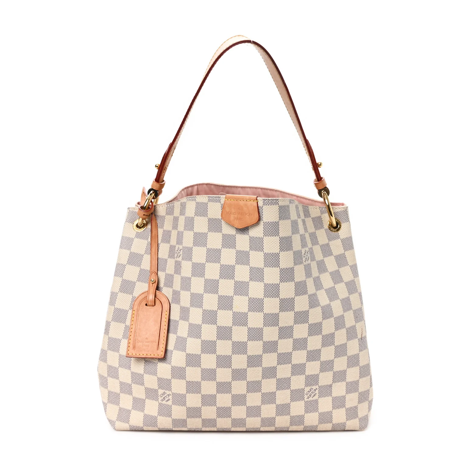 Damier Azur Graceful PM Rose Ballerine