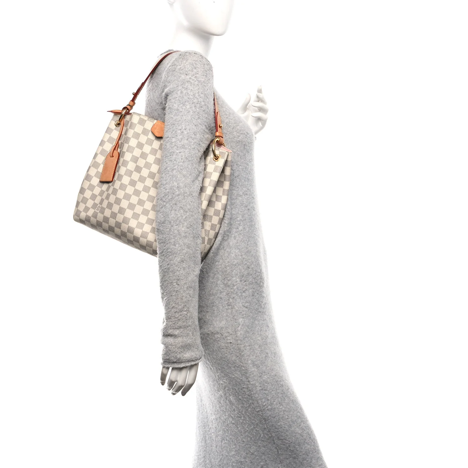 Damier Azur Graceful PM Rose Ballerine - Image 2