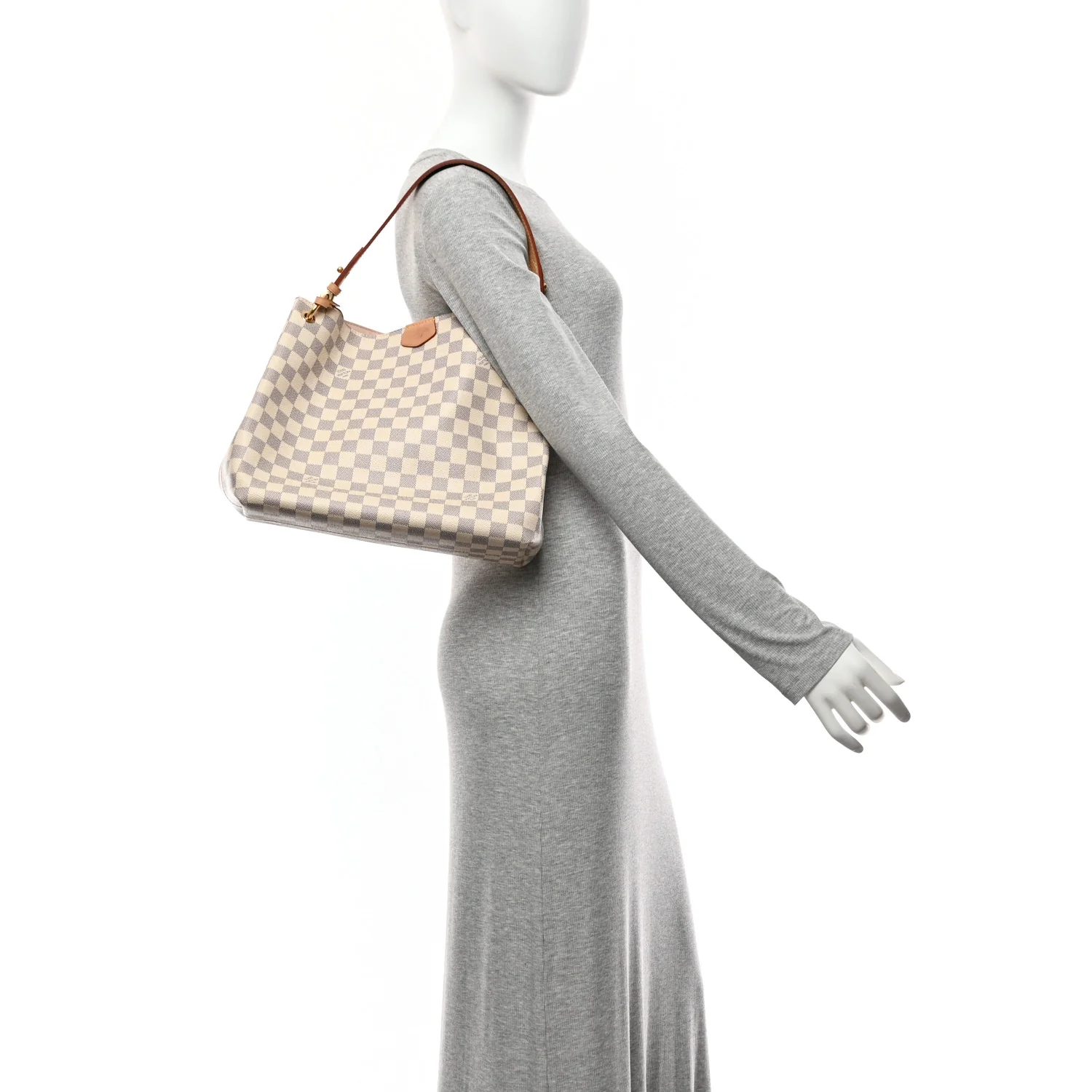 Damier Azur Graceful PM Rose Ballerine - Image 2