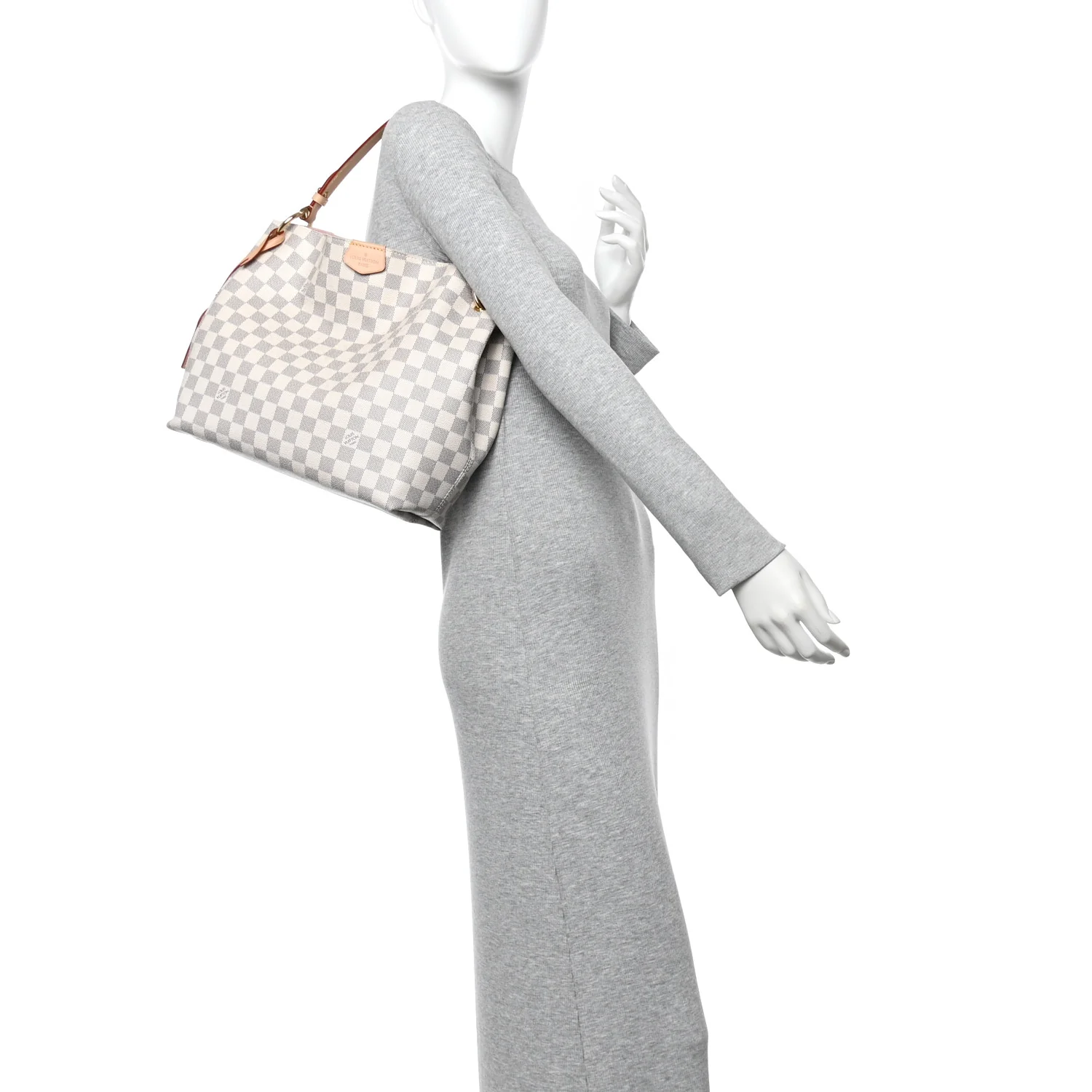 Damier Azur Graceful PM Rose Ballerine - Image 2