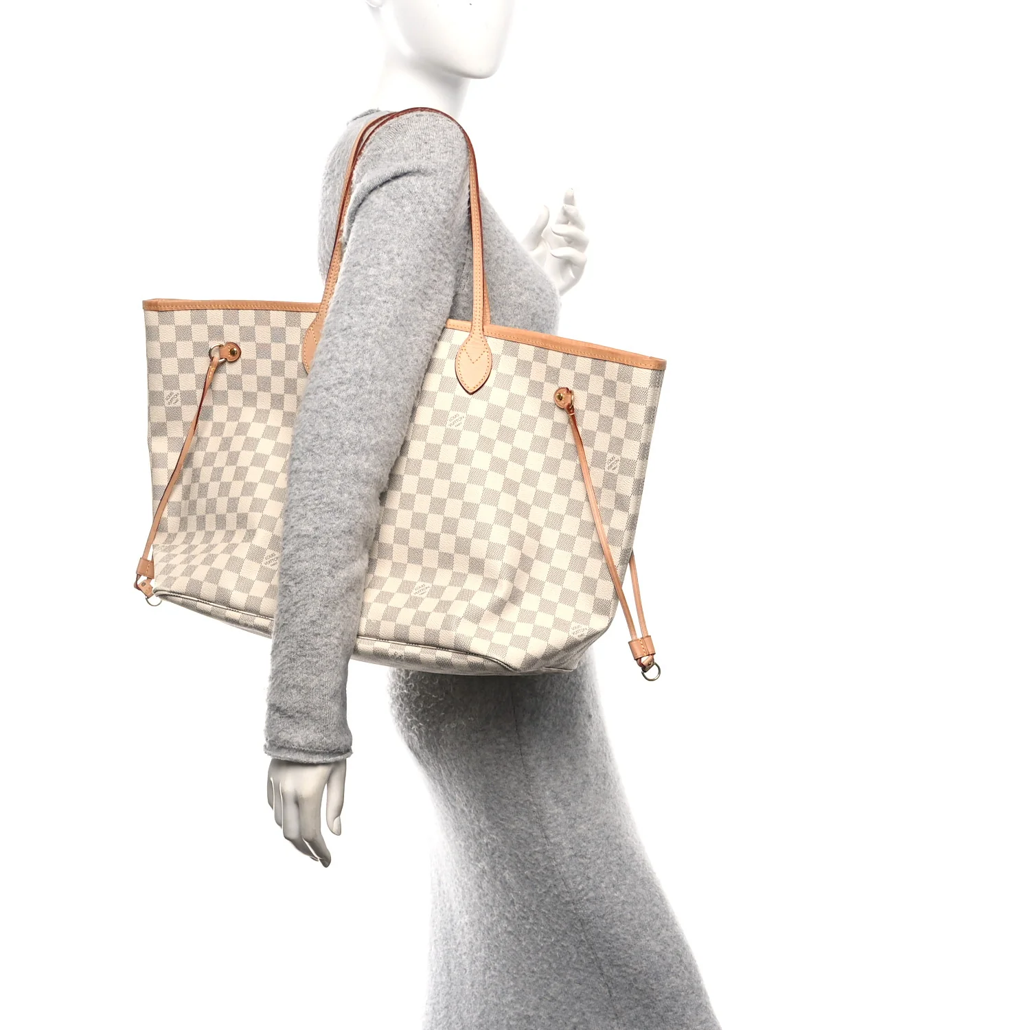 Damier Azur Neo Neverfull GM Rose Ballerine - Image 2