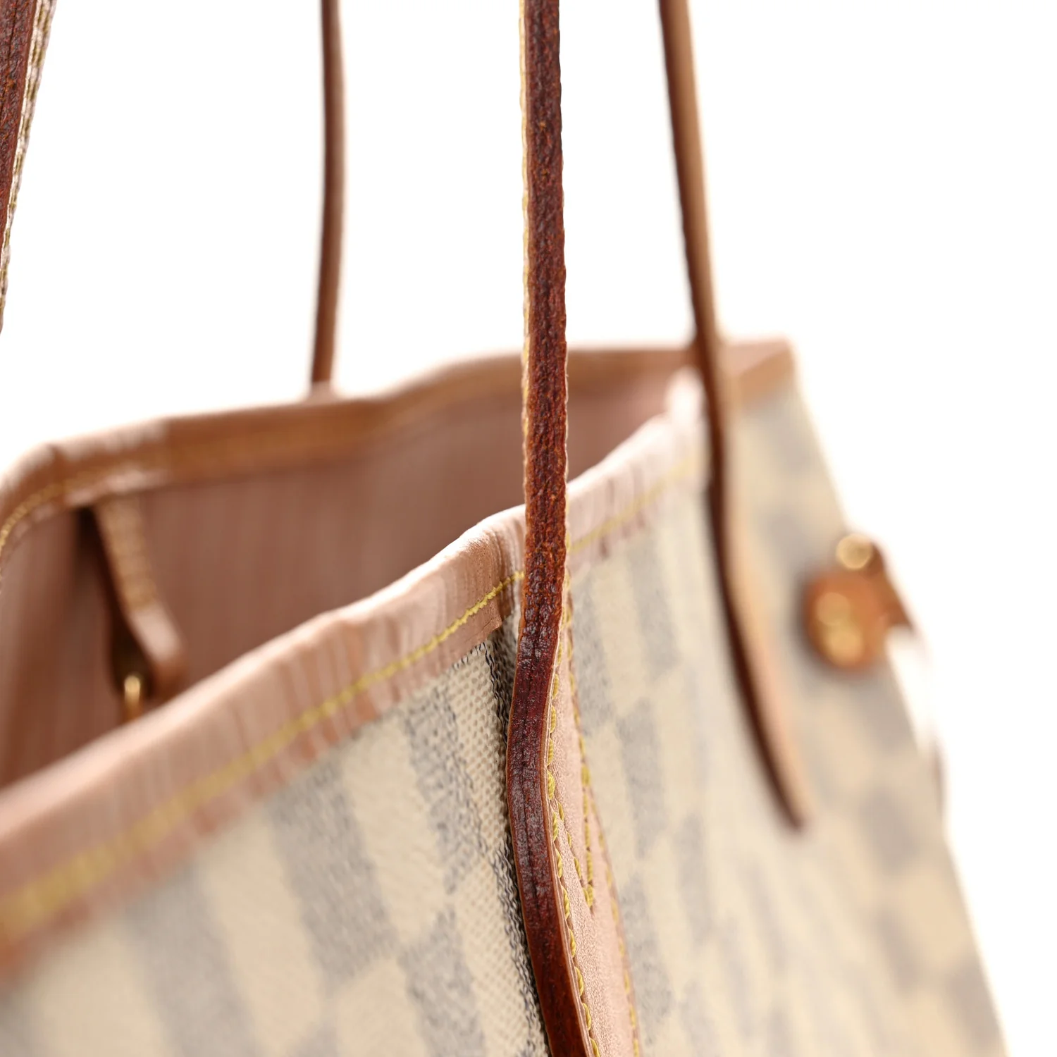 Damier Azur Neo Neverfull MM Rose Ballerine - Image 15
