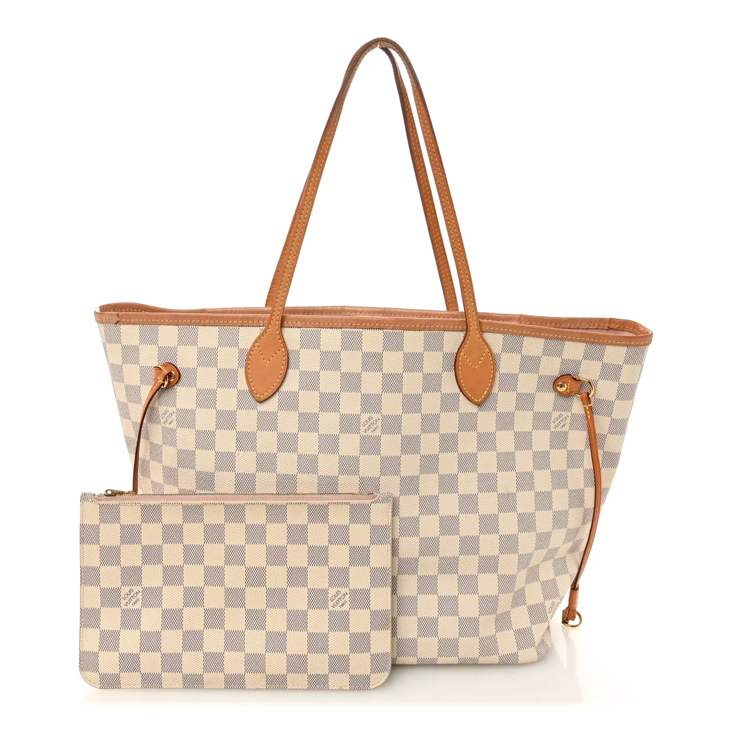 Damier Azur Neo Neverfull MM Rose Ballerine - Image 3