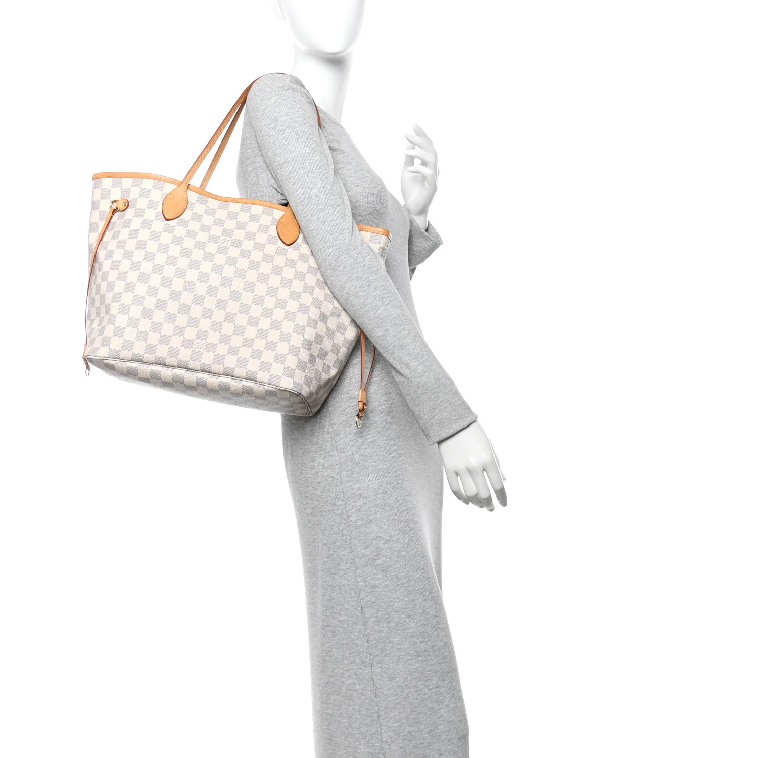 Damier Azur Neo Neverfull MM Rose Ballerine - Image 2