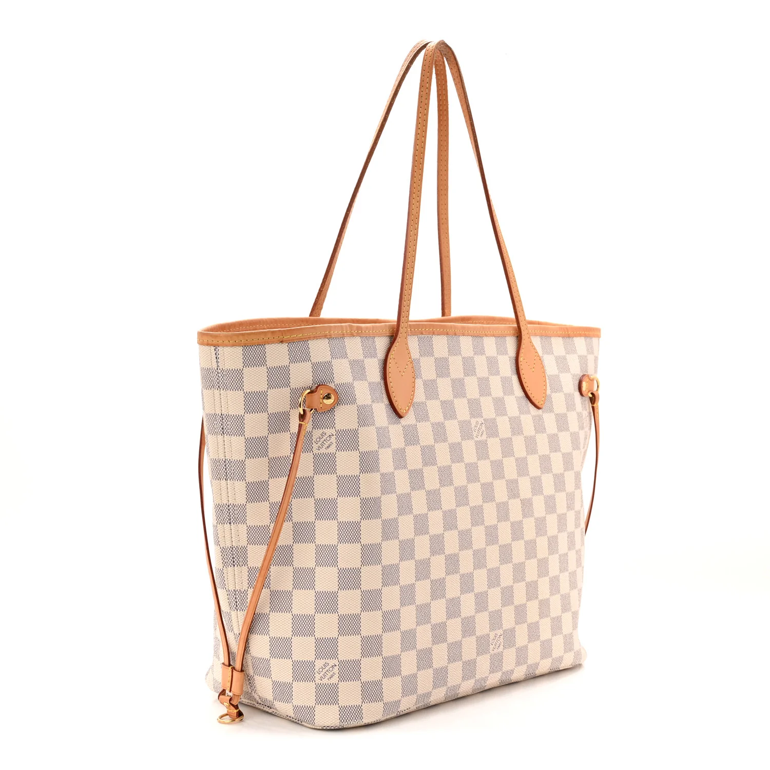 Damier Azur Neo Neverfull MM Rose Ballerine - Image 4