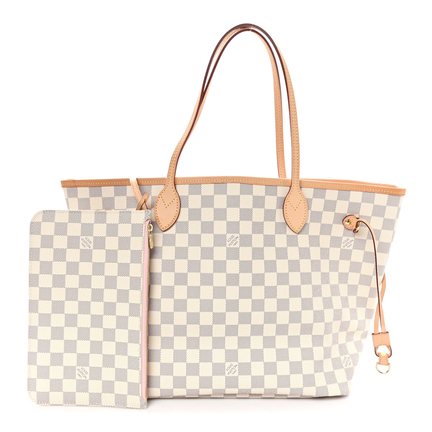Damier Azur Neo Neverfull MM Rose Ballerine - Image 3