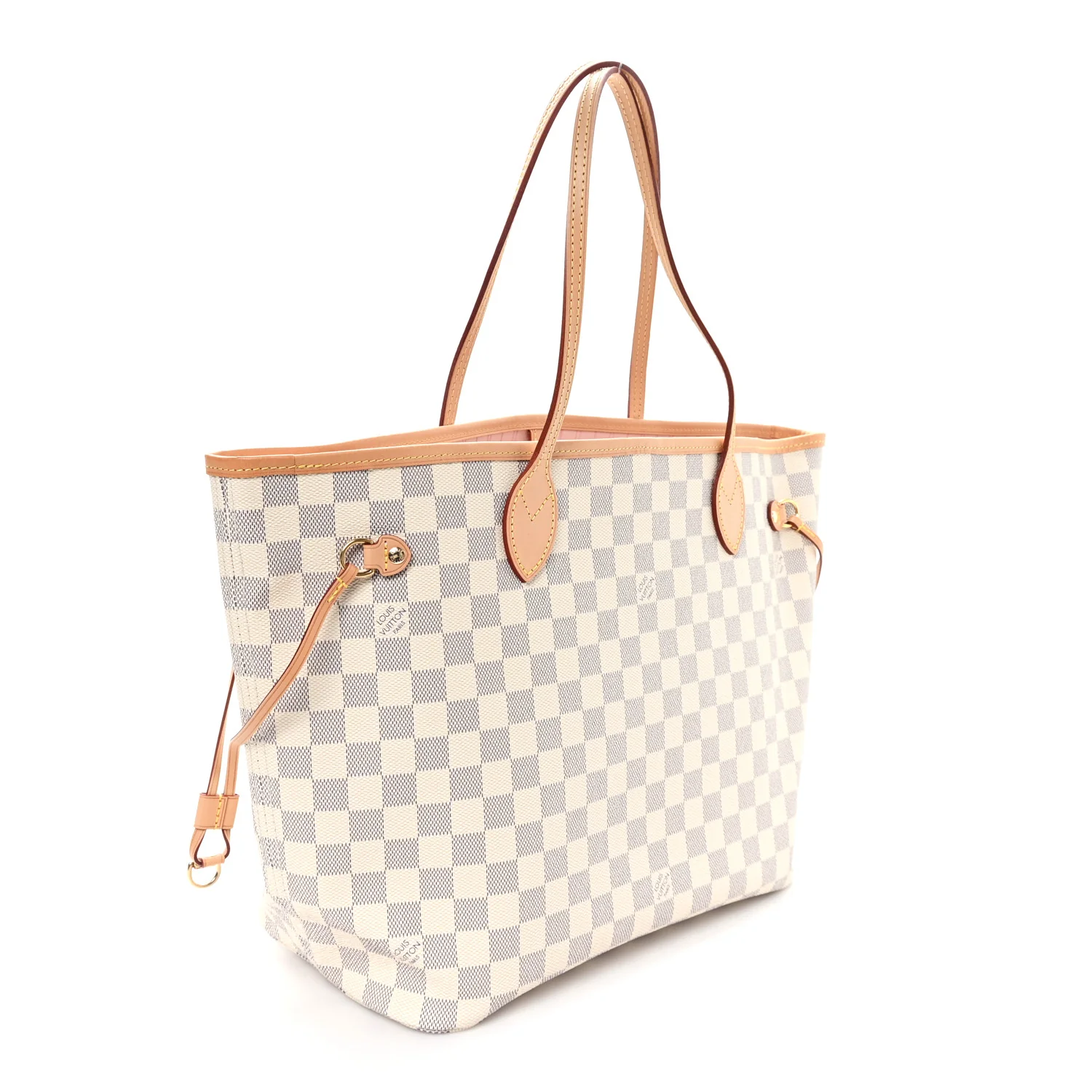 Damier Azur Neo Neverfull MM Rose Ballerine - Image 4