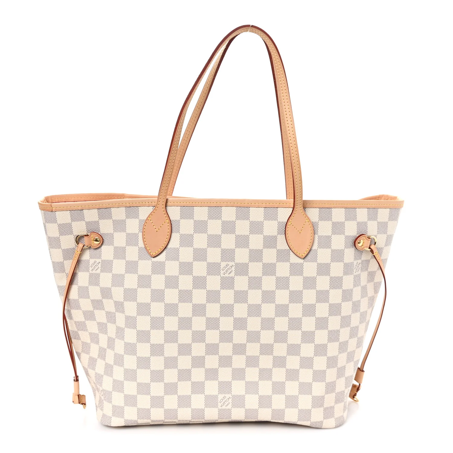 Damier Azur Neo Neverfull MM Rose Ballerine
