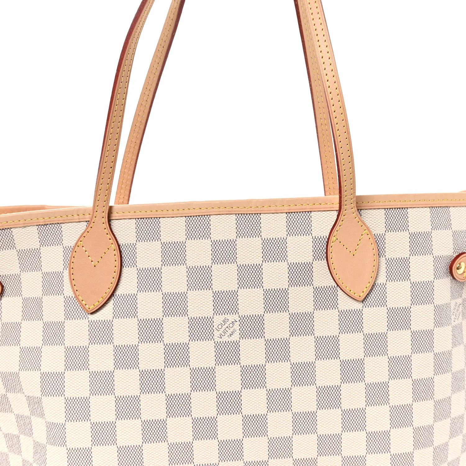 Damier Azur Neo Neverfull MM Rose Ballerine - Image 8