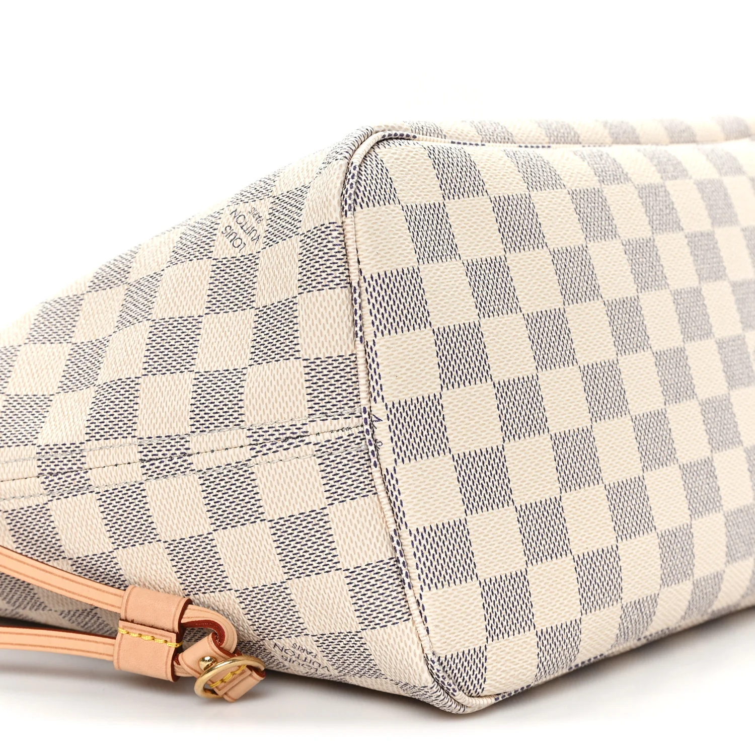 Damier Azur Neo Neverfull MM Rose Ballerine - Image 9