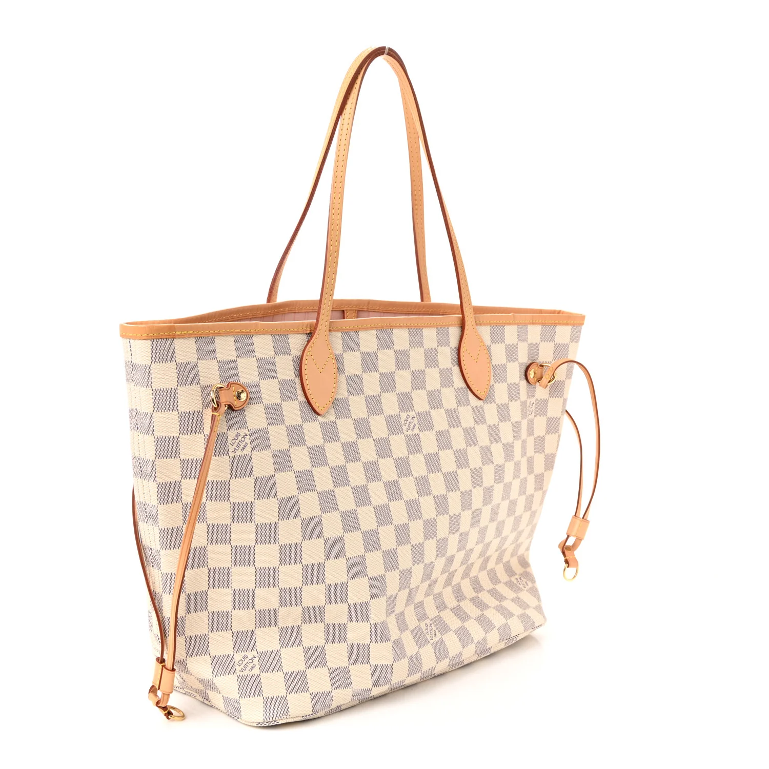 Damier Azur Neo Neverfull MM Rose Ballerine - Image 3